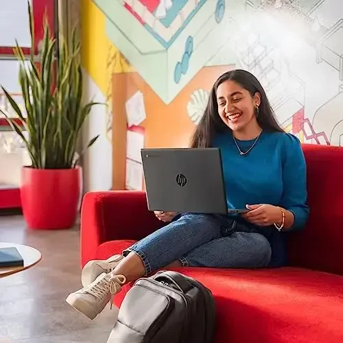 HP 2023 Chromebook noutbuki, 14 dyuymli displey, Intel Celeron N4120 protsessori, 4 GB RAM, 64 GB eMMC, Intel UHD Graphics 600, WiFi, Bluetooth, Chrome OS, zamonaviy kulrang - 7