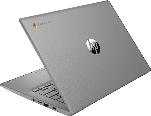 HP 2023 Chromebook noutbuki, 14 dyuymli displey, Intel Celeron N4120 protsessori, 4 GB RAM, 64 GB eMMC, Intel UHD Graphics 600, WiFi, Bluetooth, Chrome OS, zamonaviy kulrang - 4
