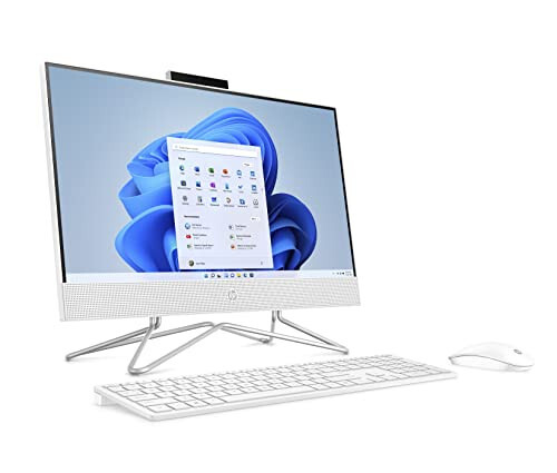 HP 21.5'' Hepsi Bir Arada Masaüstü Bilgisayar, Intel Pentium Silver J5040 İşlemci, Intel UHD Graphics 605, 4 GB RAM, 128 GB Depolama, Windows 11 Home (22-dd0120, 2021), Kar Beyazi - 3