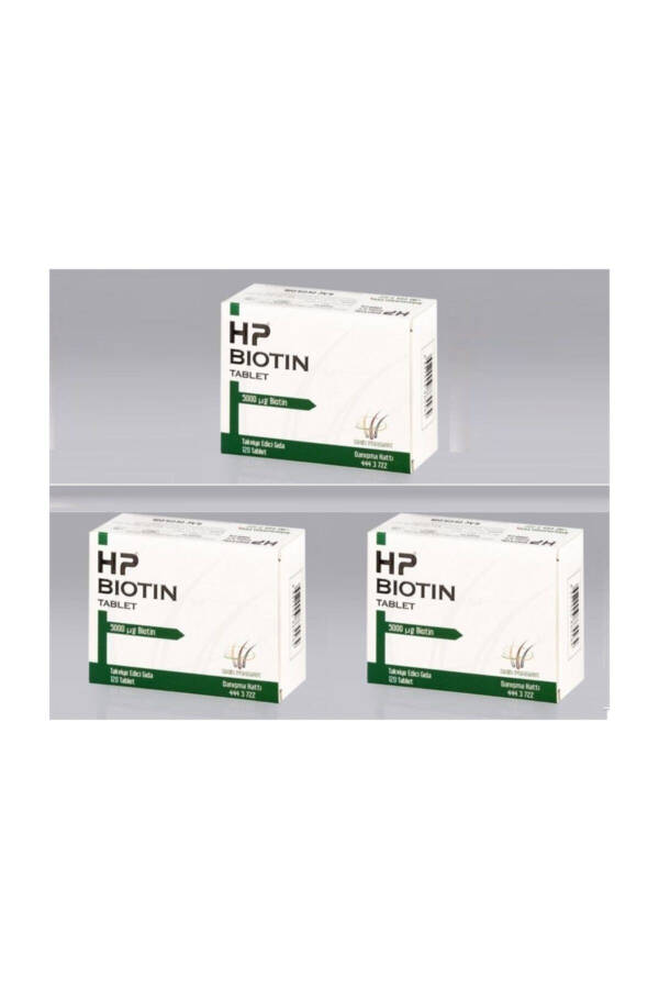 Hp Biotin 5 Mg 120 Tablet 3 Quti - 1