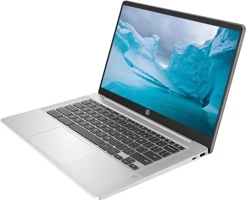HP Chromebook Laptop • 14 dyuymli displey • Intel Celeron N4120 protsessori • 8GB RAM • 128GB eMMC • Intel UHD Graphics 600 • WiFi • Bluetooth • Orqa yoritgichli klaviatura • Chrome OS • Zamonaviy kulrang (Yangilangan) - 3