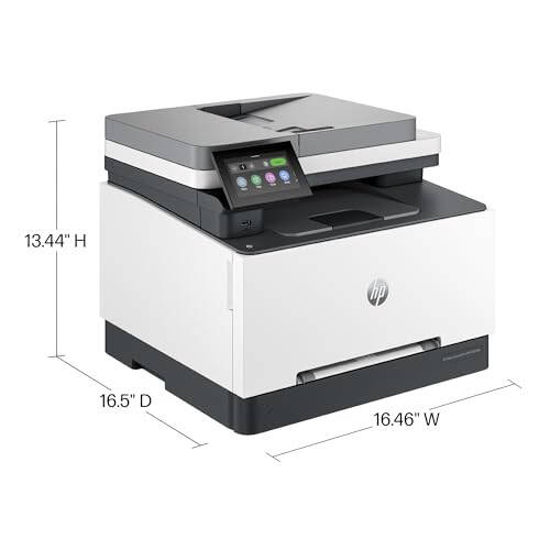 HP Color Laserjet Pro MFP 3301fdw Kablosuz Çok İşlevli Renkli Lazer Yazıcı, Ofis Yazıcısı, Tarayıcı, Fotokopi, Faks, ADF, Çift Taraflı Baskı, Ofis İçin En Uygun (499Q5F) - 4