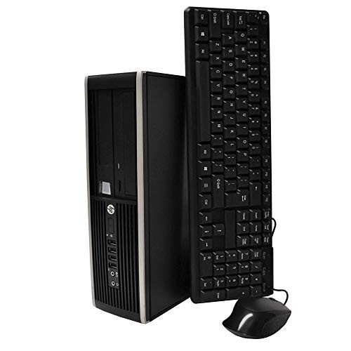 HP Elite Masaüstü Bilgisayar Intel Core i5 3.1-GHz, 8 GB Ram, 1 TB Sabit Disk, DVDRW, 19 İnç LCD Monitör, Klavye, Fare, Kablosuz WiFi, Windows 10 (Yenilenmiş) - 3