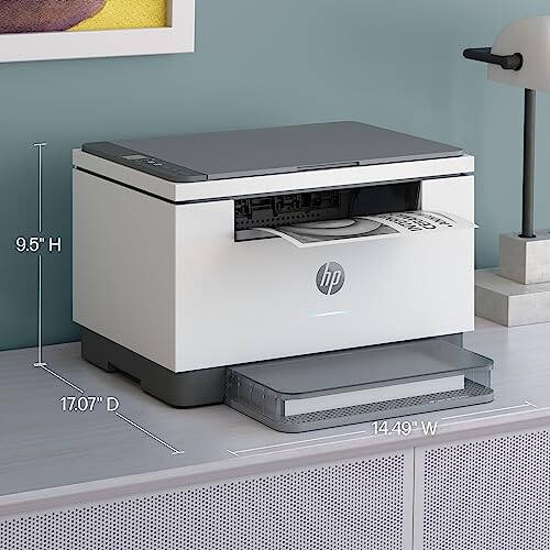 HP LaserJet MFP M234dw Kablosuz Yazıcı, Yazdırma, tarama, kopyalama, Hızlı hızlar, Kolay kurulum, (6GW99F) (6GW99F#BGJ) Mobil yazdırma, Küçük ekipler için en iyi - 3