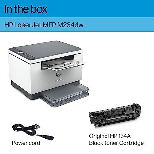 HP LaserJet MFP M234dw Wireless Printer, Print, scan, copy, Fast speeds, Easy setup, (6GW99F) (6GW99F#BGJ) Mobile printing, Best for small teams - 5