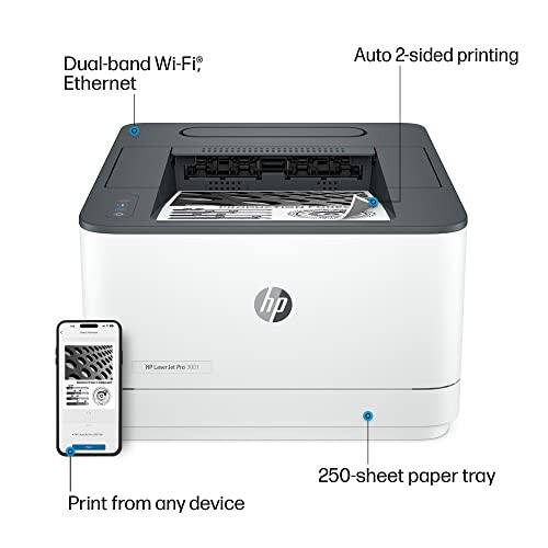 HP LaserJet Pro 3001dw Kablosuz Siyah Beyaz Yazıcı, Ofis İçin En Uygun (3G65OF) - 4