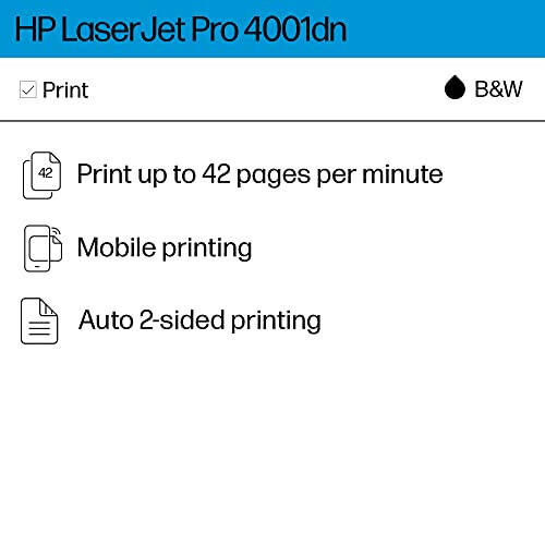 HP LaserJet Pro 4001dn Printer - 2