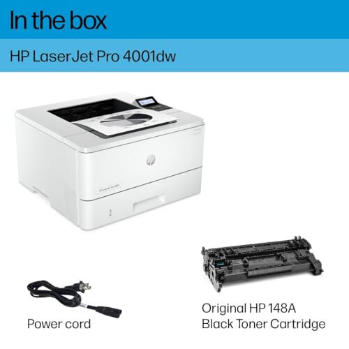 HP LaserJet Pro 4001dw Беспроводной черно-белый принтер, оптимальный для офиса (2Z601F) - 12