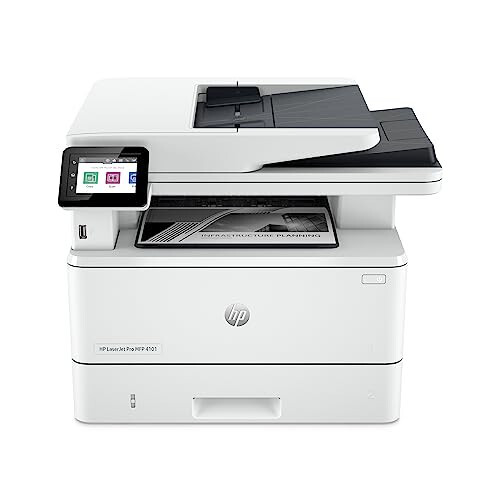 HP LaserJet Pro MFP 4101fdw Беспроводной черно-белый многофункциональный лазерный принтер, сканер, копир, факс, лучший для офиса (2Z619F) - 1