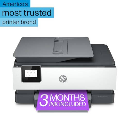 HP OfficeJet 8015e Simsiz Rangli Ko'p Funktsiyali Printer, 6 oy Instant Ink kiritilgan - 2