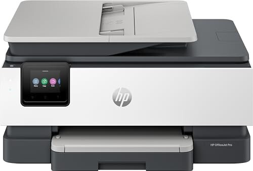 HP OfficeJet Pro 8135e Simsiz Ko'p Funktsiyali Rangli Siyohli Printer, Chop etish, Skanslash, Nusxa Ko'chirish, Faks, ADF, Ikki Tomonlama Chop etish, Uy Ofisi Uchun Eng Yaxshi, 3 Oylik Siyohli Maslahatlar (40Q35A) - 1