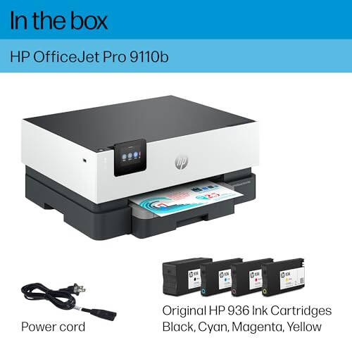 HP OfficeJet Pro 9110b Wireless Color Inkjet Printer, Print, Duplex Printing Best-for-Office (5A0S1A) - 7