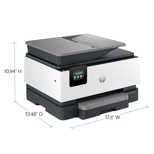 HP OfficeJet Pro 9125e Çoklu Fonksiyonlu Yazıcı, Renkli, Küçük ve Orta Ölçekli İşletmeler İçin Yazıcı, Yazdırma, Fotokopi, Tarama, Faks, Dokunmatik Ekran; Akıllı Gelişmiş Tarama, 3 Ay Instant Ink Dahil - 5