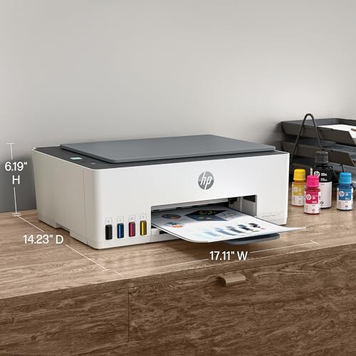 HP Smart Tank 5101 Kablosuz Hepsi Bir Arada Mürekkep Tanklı Yazıcı, 2 Yıl Mürekkep Dahil, Yazdırma, Tarama, Kopyalama, Ev İçin En Uygun, Doldurulabilir Mürekkep Tankı (1F3Y0A) - 3