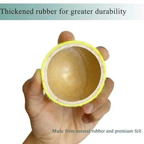 HPWFHPLF Tennis Balls, 12 Pack Advanced Training & Practice Tennis Balls for Beginners to Intermediate Players, Includes Mesh Carry Bag for Easy Transport - HPWFHPLF (1)