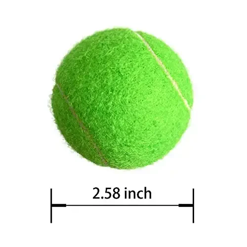 HPWFHPLF Tennis Balls, 12 Pack Advanced Training & Practice Tennis Balls for Beginners, Pet Dogs Playing Balls, Includes Mesh Carry Bag - HPWFHPLF (1)
