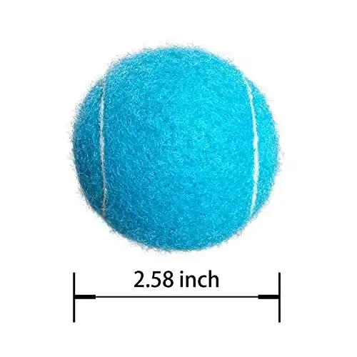 HPWFHPLF Tennis Balls, 12 Pack Advanced Training & Practice Tennis Balls for Beginners, Pet Dogs Playing Balls, Includes Mesh Carry Bag - 2