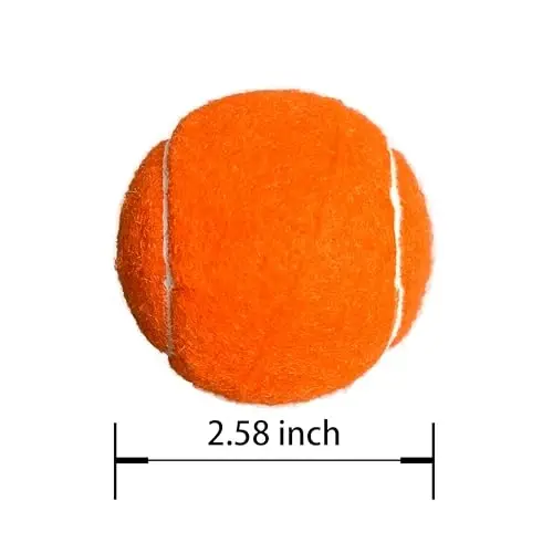 HPWFHPLF Tennis Balls, 12 Pack Advanced Training & Practice Tennis Balls for Beginners, Pet Dogs Playing Balls, Includes Mesh Carry Bag - 2