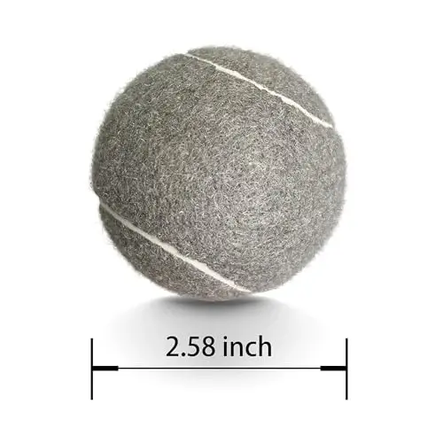 HPWFHPLF Tennis Balls, 12 Pack Advanced Training & Practice Tennis Balls for Beginners, Pet Dogs Playing Balls, Includes Mesh Carry Bag - HPWFHPLF (1)