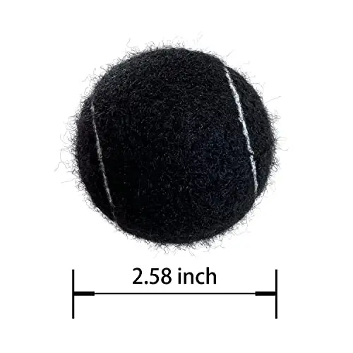 HPWFHPLF Tennis Balls, boshlanvchilar uchun 12 ta Ilg'or Mashq va Amaliyot Tennis To'plari, uy hayvonlari uchun o'yinchoq to'plari, To'rli sumka bilan birga - HPWFHPLF (1)
