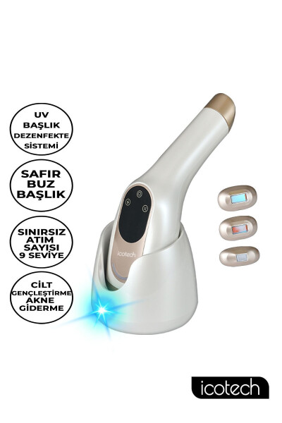 HR95 Sınırsız Atım Safir Buz Başlıklı UV Dezenfeksiyon Lazer Epilasyon Aleti - 9