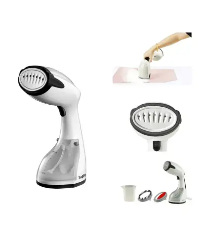 HS-26 1200W Power Steam Press Handheld Garment Steamer - White - TRUE & TIDY (1)