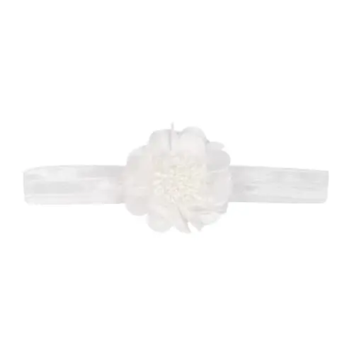 HsdsBebe 2pcs/Set Newborn Baby Girl Princess Mary Jane Shoes Toddler Infant Wedding Dress Flat Shoes with Free Headband - 5