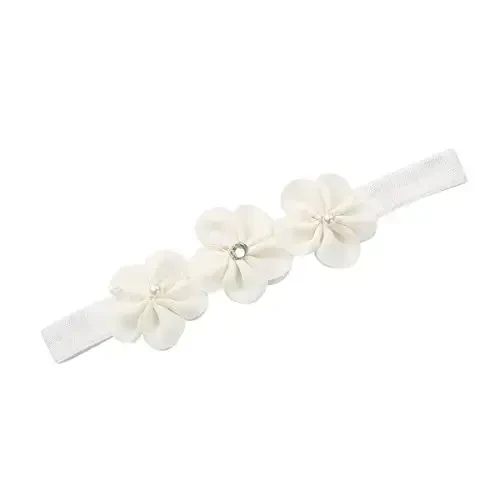 HsdsBebe 2pcs/Set Newborn Baby Girl Princess Mary Jane Shoes Toddler Infant Wedding Dress Flat Shoes with Free Headband - HSDSBEBE (1)