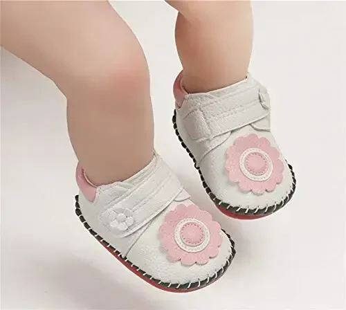 HsdsBebe Baby Boys Girls Pu Leather Hard Bottom Walking Sneakers Toddler Rubber Sole First Walkers Infant Cartoon Slippers Crib Shoes - HSDSBEBE (1)