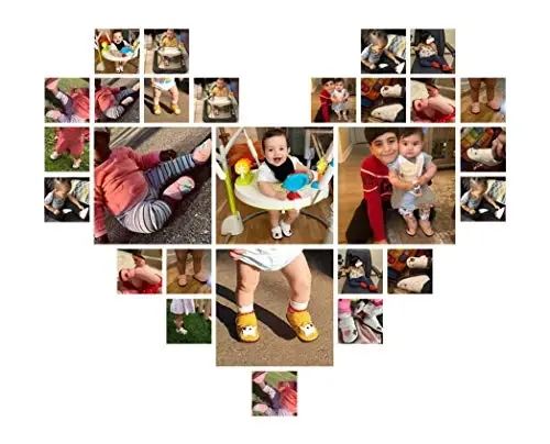 HsdsBebe Baby Boys Girls Pu Leather Hard Bottom Walking Sneakers Toddler Rubber Sole First Walkers Infant Cartoon Slippers Crib Shoes - 2
