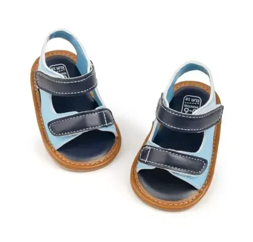 HsdsBebe Infant Baby Boys Girls Summer Beach Sandals Breathable Athletic Anti-slip Soft Sole Newborn First Walker Crib Shoes - HSDSBEBE
