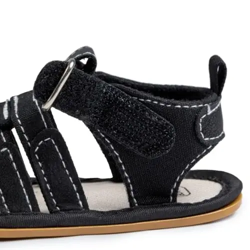 HsdsBebe Infant Baby Boys Girls Summer Beach Sandals Breathable Athletic Anti-slip Soft Sole Newborn First Walker Crib Shoes - 6