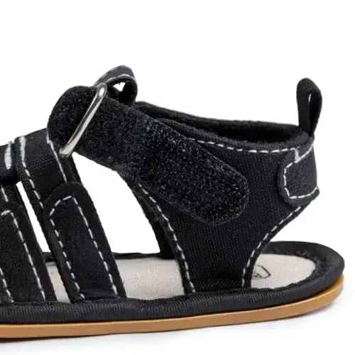 HsdsBebe Infant Baby Boys Girls Summer Beach Sandals Breathable Athletic Anti-slip Soft Sole Newborn First Walker Crib Shoes - 6