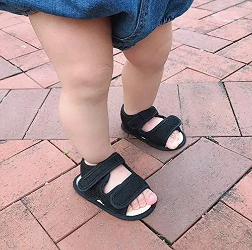 HsdsBebe Infant Baby Boys Girls Summer Beach Sandals Breathable Athletic Anti-slip Soft Sole Newborn First Walker Crib Shoes - HSDSBEBE (1)