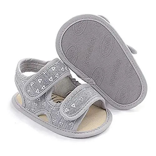 HsdsBebe Infant Baby Boys Girls Summer Beach Sandals Breathable Athletic Anti-slip Soft Sole Newborn First Walker Crib Shoes - 1
