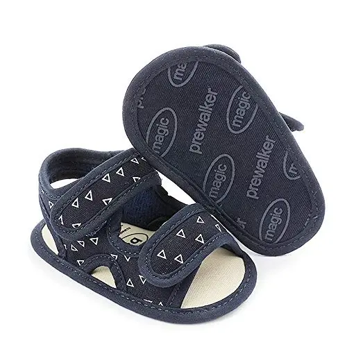 HsdsBebe Infant Baby Boys Girls Summer Beach Sandals Breathable Athletic Anti-slip Soft Sole Newborn First Walker Crib Shoes - 1