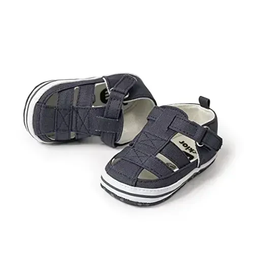 HsdsBebe Infant Baby Boys Girls Summer Beach Sandals Breathable Athletic Anti-slip Soft Sole Newborn First Walker Crib Shoes - 4