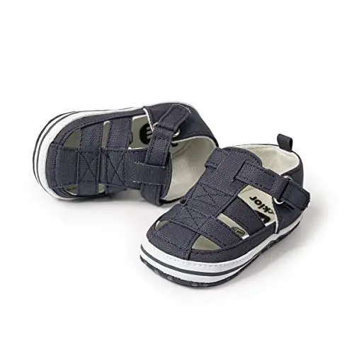 HsdsBebe Infant Baby Boys Girls Summer Beach Sandals Breathable Athletic Anti-slip Soft Sole Newborn First Walker Crib Shoes - 4