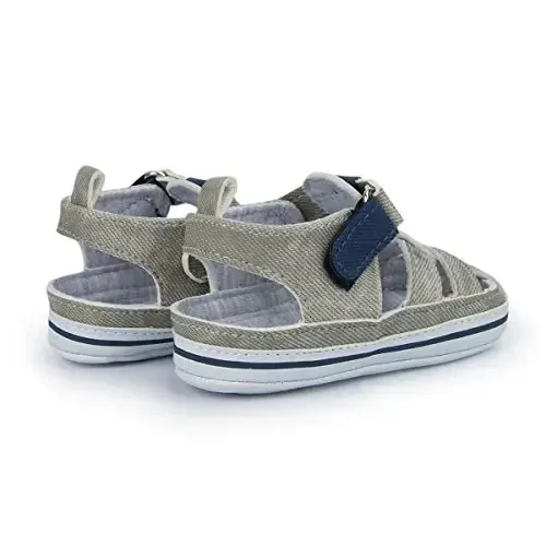 HsdsBebe Infant Baby Boys Girls Summer Beach Sandals Breathable Athletic Anti-slip Soft Sole Newborn First Walker Crib Shoes - 4