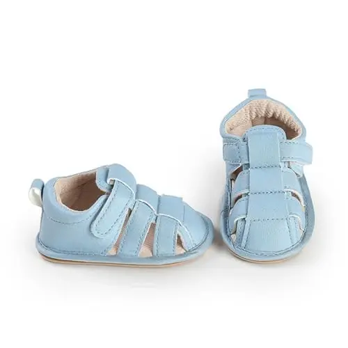 HsdsBebe Infant Baby Boys Girls Summer Beach Sandals Breathable Athletic Anti-slip Soft Sole Newborn First Walker Crib Shoes - HSDSBEBE