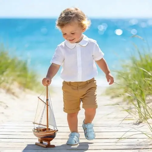 HsdsBebe Infant Baby Boys Girls Summer Beach Sandals Breathable Athletic Anti-slip Soft Sole Newborn First Walker Crib Shoes - 2