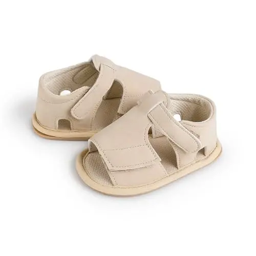 HsdsBebe Детские летние пляжные сандалии для мальчиков и девочек, дышащие спортивные нескользящие мягкие туфли для новорожденных на первые шаги - 4