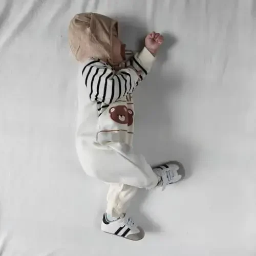 HsdsBebe Baby Boys Girls Pu Leather Hard Bottom Walking Sneakers Toddler Rubber Sole First Walkers Infant Cartoon Slippers Crib Shoes - 2