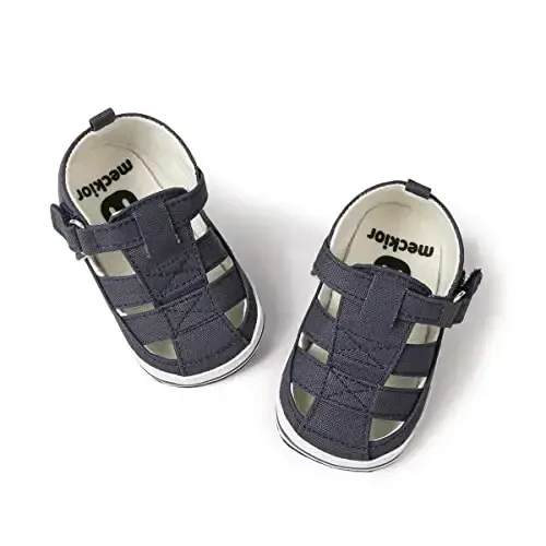 HsdsBebe Infant Baby Boys Girls Summer Beach Sandals Breathable Athletic Anti-slip Soft Sole Newborn First Walker Crib Shoes - HSDSBEBE