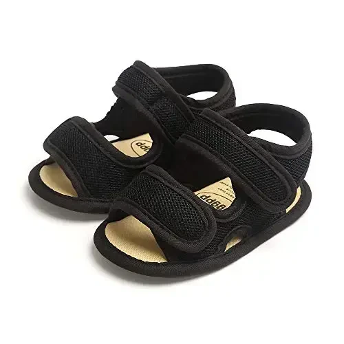 HsdsBebe Infant Baby Boys Girls Summer Beach Sandals Breathable Athletic Anti-slip Soft Sole Newborn First Walker Crib Shoes - HSDSBEBE