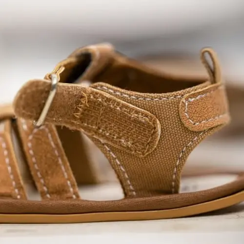 HsdsBebe Infant Baby Boys Girls Summer Beach Sandals Breathable Athletic Anti-slip Soft Sole Newborn First Walker Crib Shoes - 5