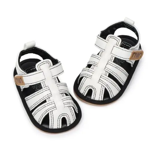 HsdsBebe Infant Baby Boys Girls Summer Beach Sandals Breathable Athletic Anti-slip Soft Sole Newborn First Walker Crib Shoes - HSDSBEBE