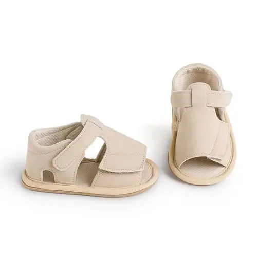 HsdsBebe Infant Baby Boys Girls Summer Beach Sandals Breathable Athletic Anti-slip Soft Sole Newborn First Walker Crib Shoes - HSDSBEBE