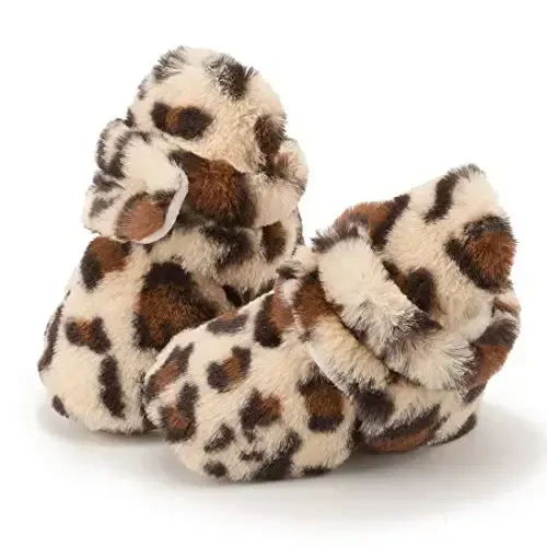 HsdsBebe Unisex Newborn Baby Cotton Booties Non-Slip Sole for Toddler Boys Girls Infant Winter Warm Fleece Cozy Socks Shoes - 3