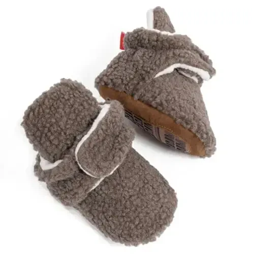 HsdsBebe Unisex Yangi tug'ilgan chaqaloq paxta etiklari Toddler Boys Girls uchun sirpanmaydigan taglik Infant Qishki issiq junli qulay paypoq poyabzallari - HSDSBEBE